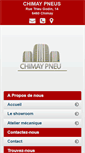 Mobile Screenshot of chimay-pneu.com